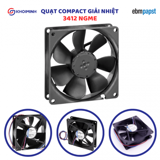 Quạt compact giải nhiệt 3412 NGME