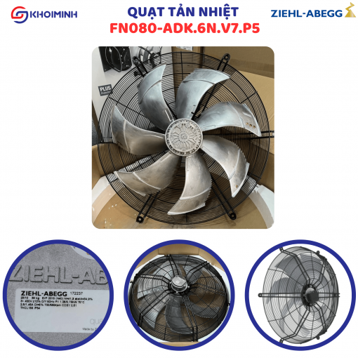 Quạt tản nhiệt ziehl-abegg FN080-ADK.6N.V7.P5