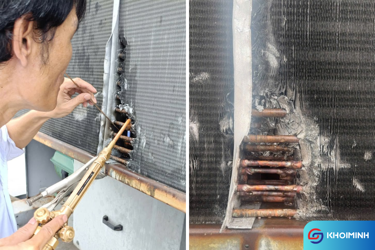 Xử Lý Rò Rỉ & Kiểm Tra Kín Hệ Thống Sữa Chữa Chiller