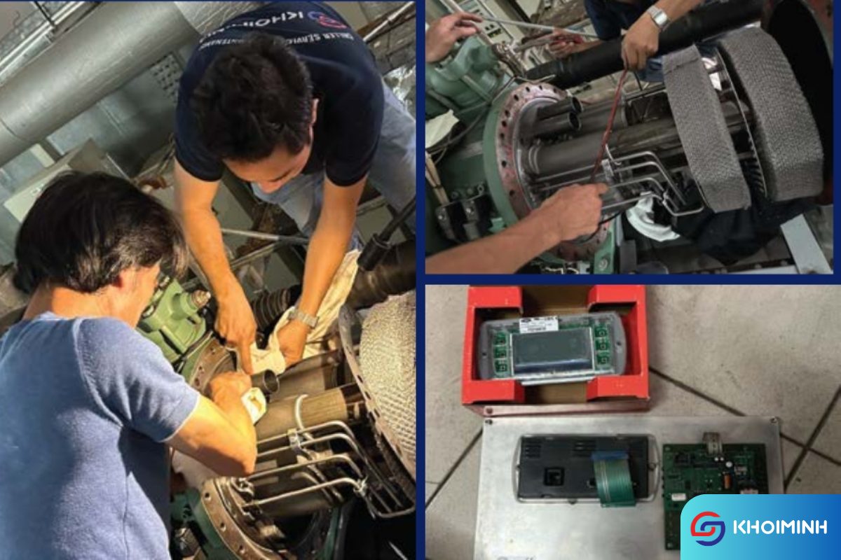 C&ocirc;ng Việc Sửa Chữa v&agrave; Bảo Dưỡng Chiller