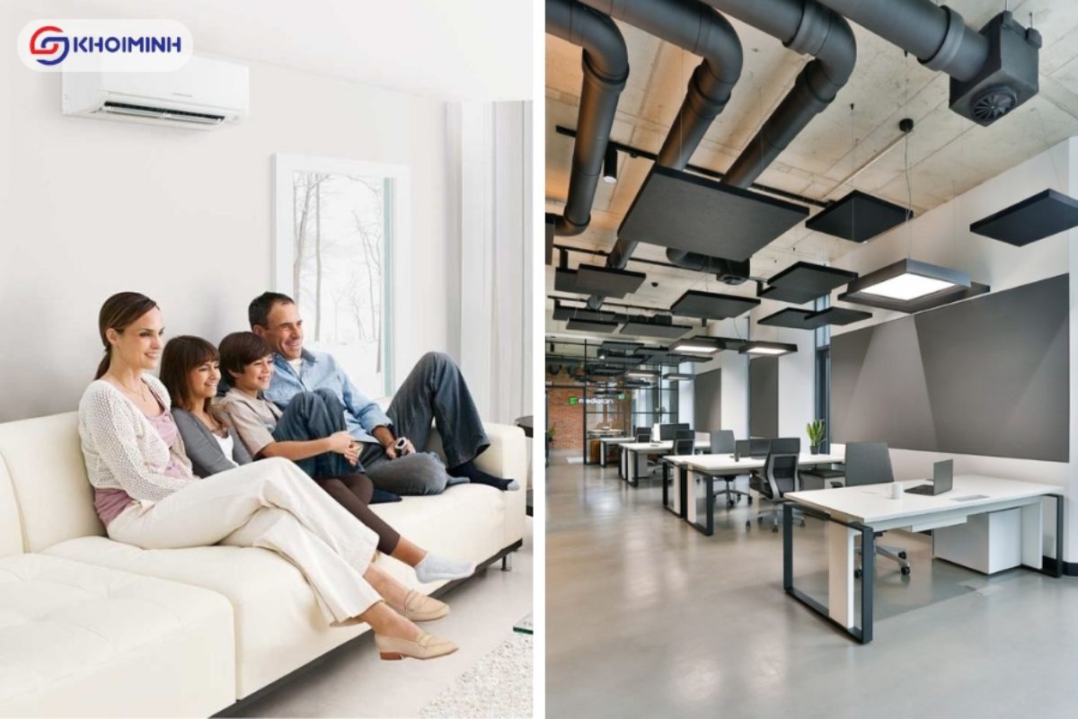 Hệ thống HVAC gia đ&igrave;nh v&agrave; HVAC c&ocirc;ng nghiệp