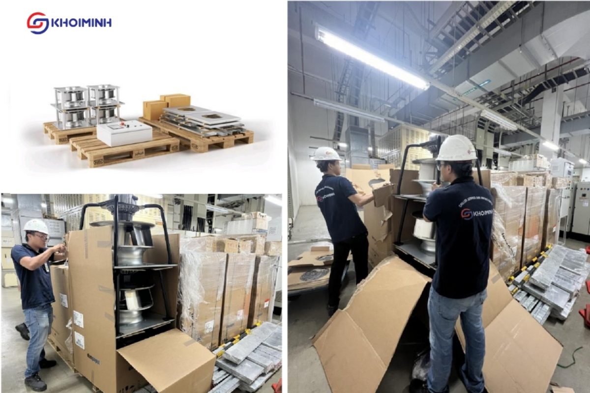 Khởi Minh chuẩn bị quạt EC để thi c&ocirc;ng cho dự &aacute;n SaiGon Centre