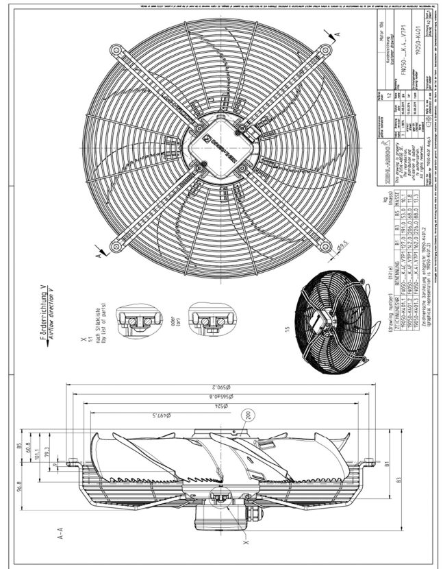 BANG VE KY THUAT QUAT HUONG TRUC ZIEHL ABEGG FN050 VDK.4I.V7P1